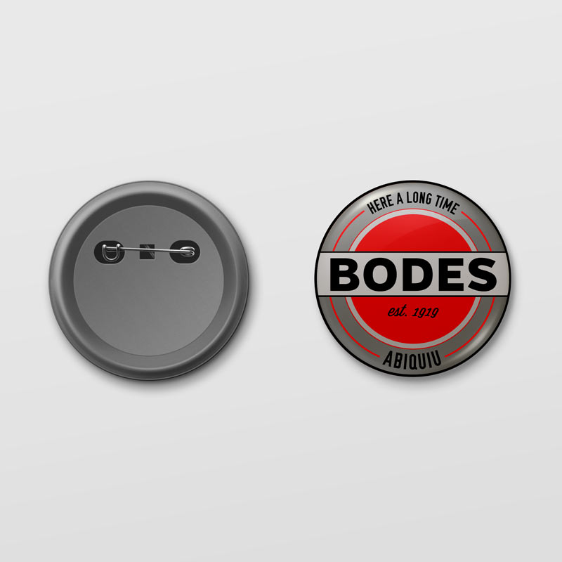 Bodes Button Graphic Design