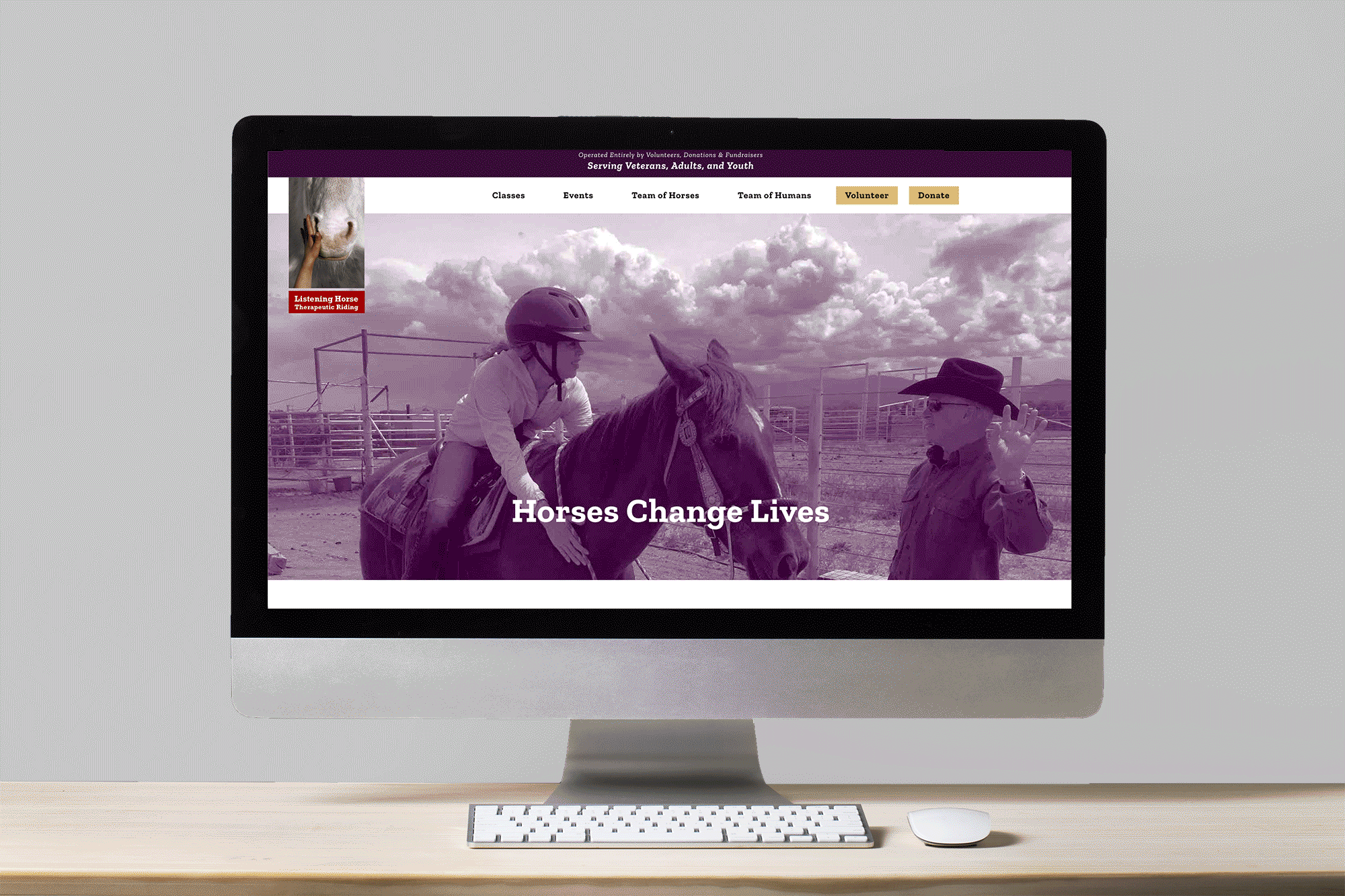 Listening Horse Santa Fe Website Design